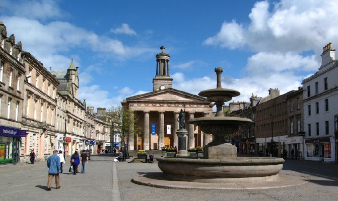 Elgin High Street shops - See text below