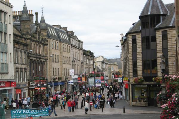 Inverness High Street and Church Street - See text below