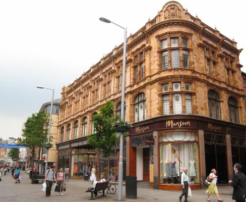 Nottingham High Street shops - See text below