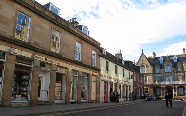 Tain High Street shops - See text below